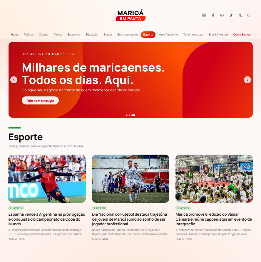 Construção de site